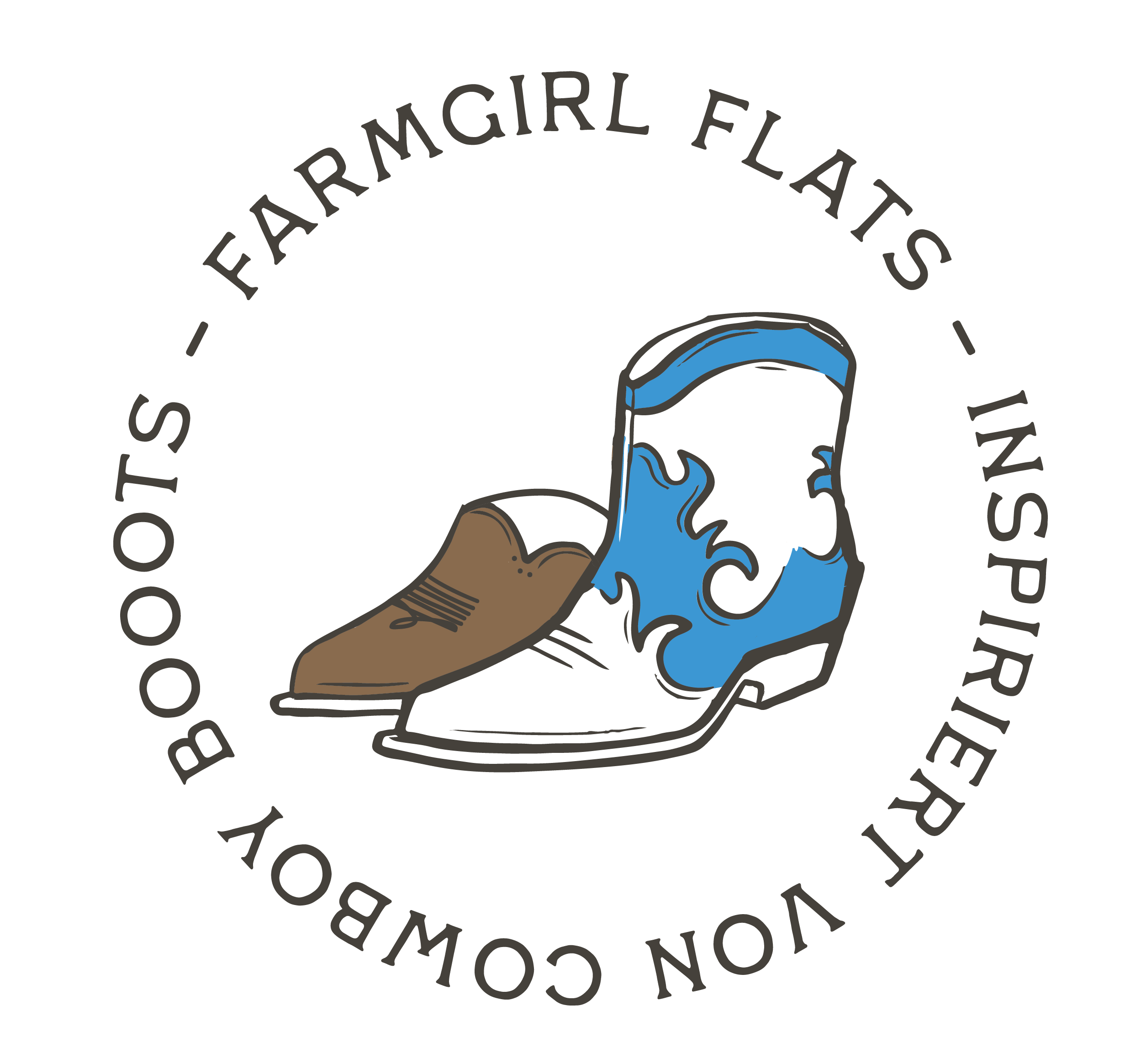 Farmgirl Flats Logo Logo Kreis